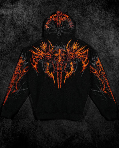 Abysswalker Oversized pullover hoodie [SCORCH]