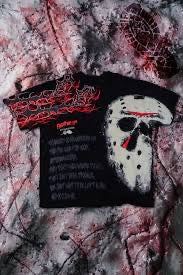 Jason Vorhees American Classic Oversized Tee in Black