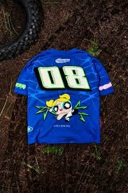 Legend Of Bubbles "Side By Side" 199X Oversized Tee in True Blue