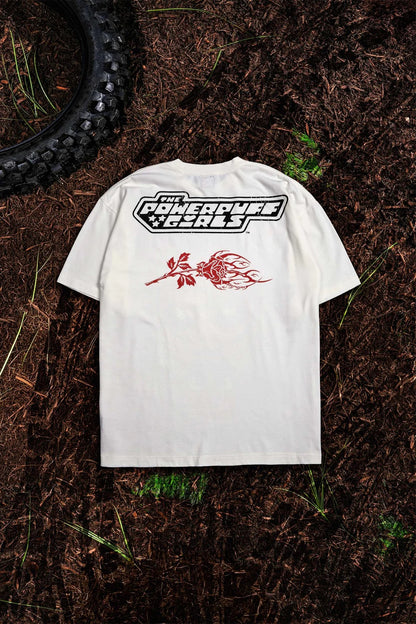 Rowdy Red American Classic Oversized Tee in Butter