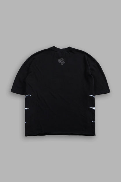 NORTH REMEMBERS PREMIUM OVERSIZED RAW HEM BOX CUT TEE