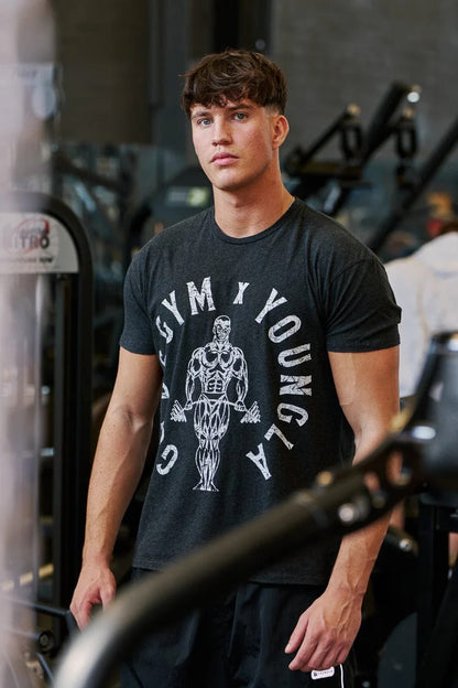 4206 - GOLD'S GYM HEATHER TEES