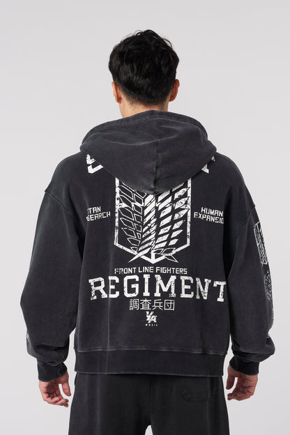 5138 - AOT© X YLA Zip-Up Hoodies