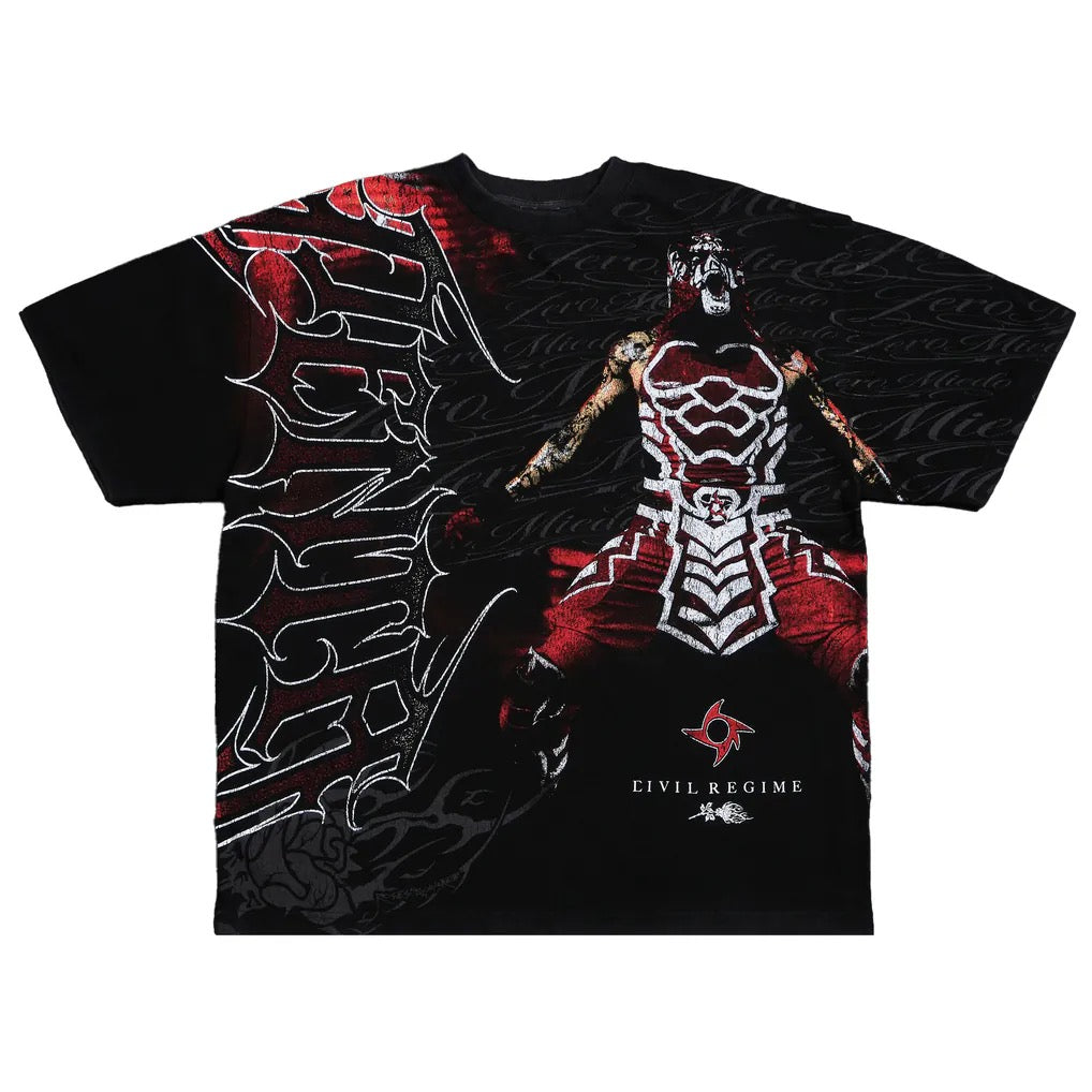 PENTA POWER RAGE AMERICAN CLASSIC OVERSIZED TEE IN VINTAGE BLACK