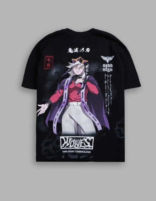 Doma "Side By Side" Series Premium Oversized Tee in Black