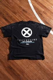 Rage Unleashed American Classic Oversized Tee in Vintage Black