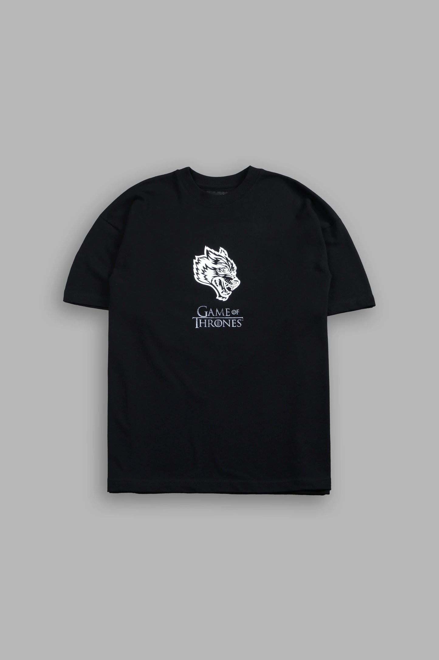 IRON WOLF PREMIUM OVERSIZED TEE IN BLACK