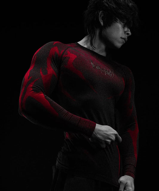 DOOM TECH ARMORED LONG SLEEVE COMPRESSION [NIGHTMARE]