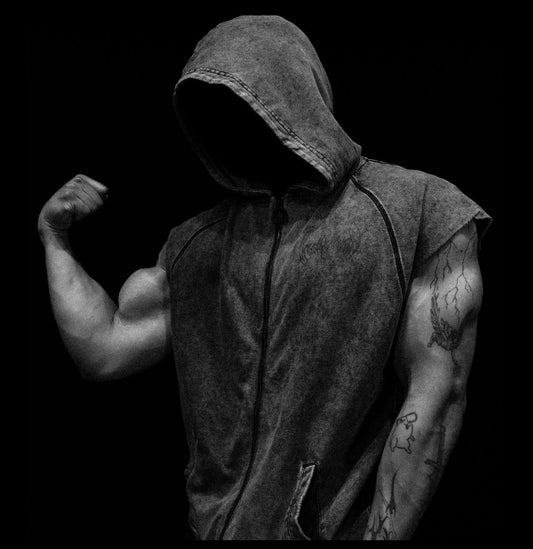 Venom Cutoff Zip-up Hoodie [VINTAGE]