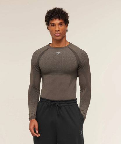 SHADOW SEAMLESS LONG SLEEVE T SHIRT