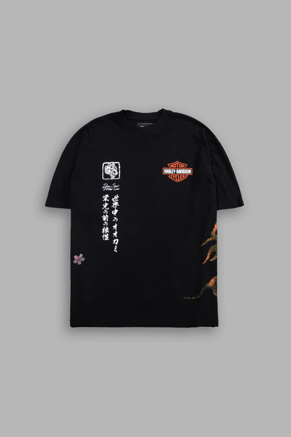 GEISHA INFERNO SIDE-BY-SIDE SERIES PREMIUM TEE IN BLACK