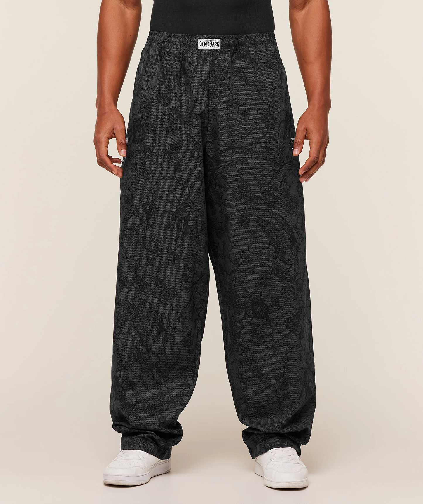 STRAIGHT LEG PUMPER PANTS - Black/Grey