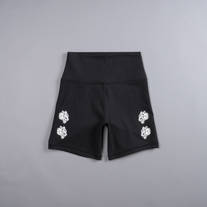 QUAD WOLF ENERGY TRAINING SHORTS IN BLACK