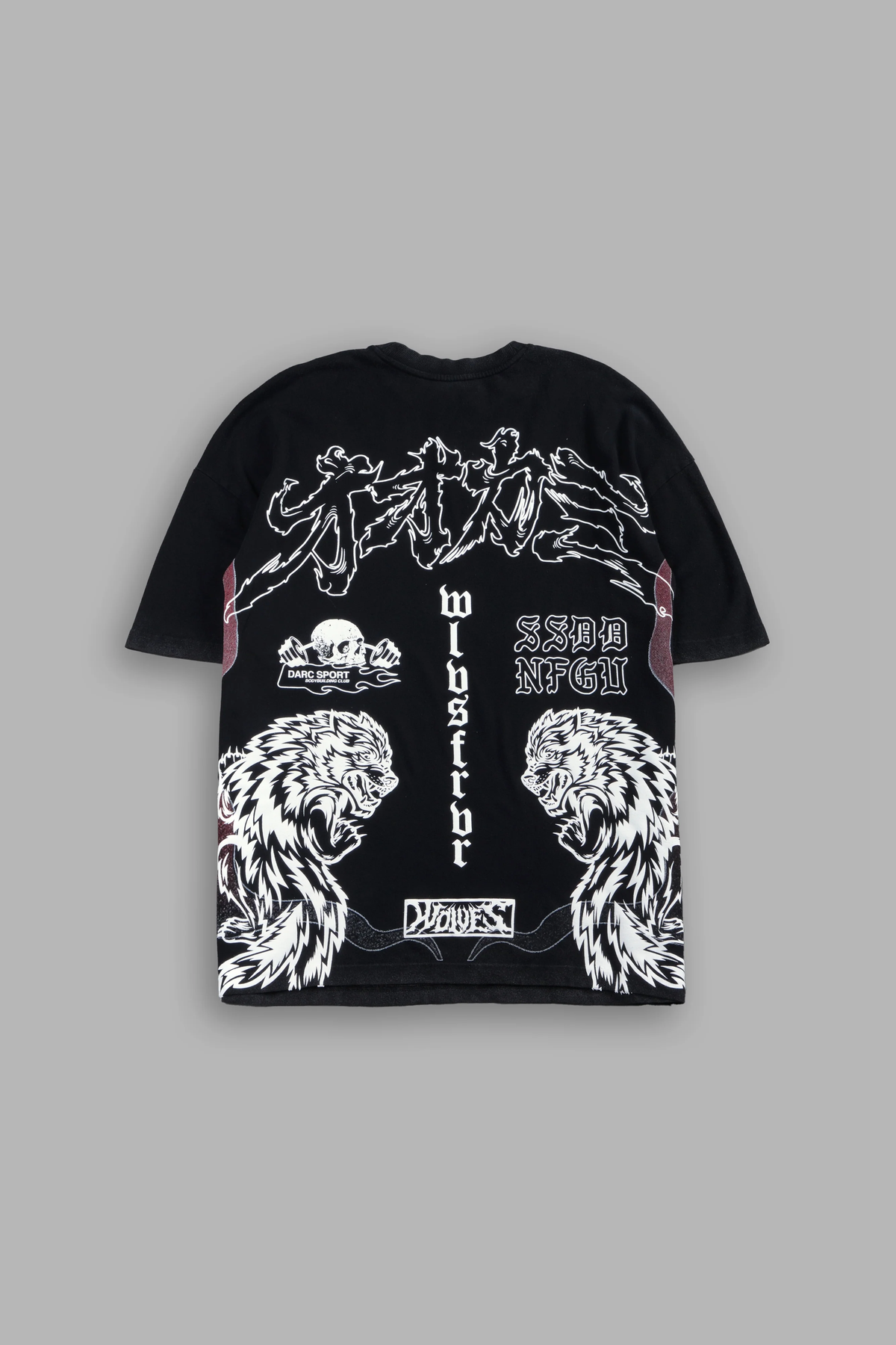 OUR CODE PREMIUM OVERSIZED TEE IN BLACK