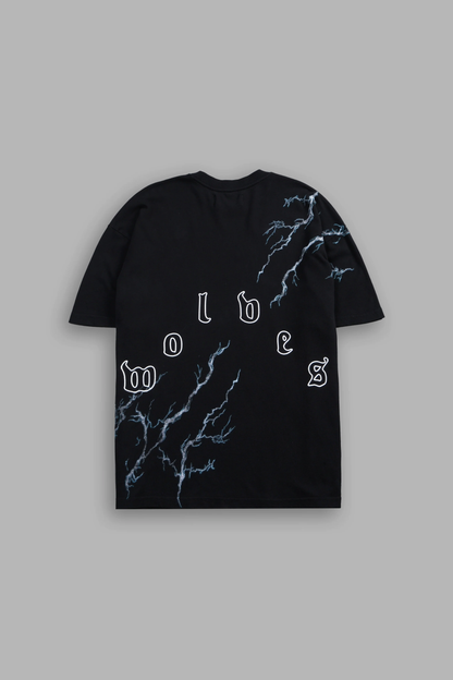 SHINOBI PREMIUM OVERSIZED TEE IN BLACK