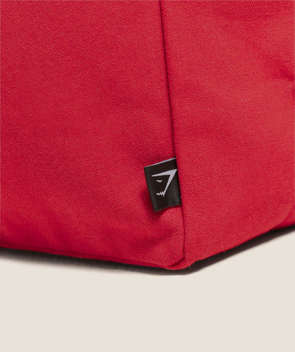 LOVE LIFTING GRAPHIC TOTE BAG - CONDITIONING RED