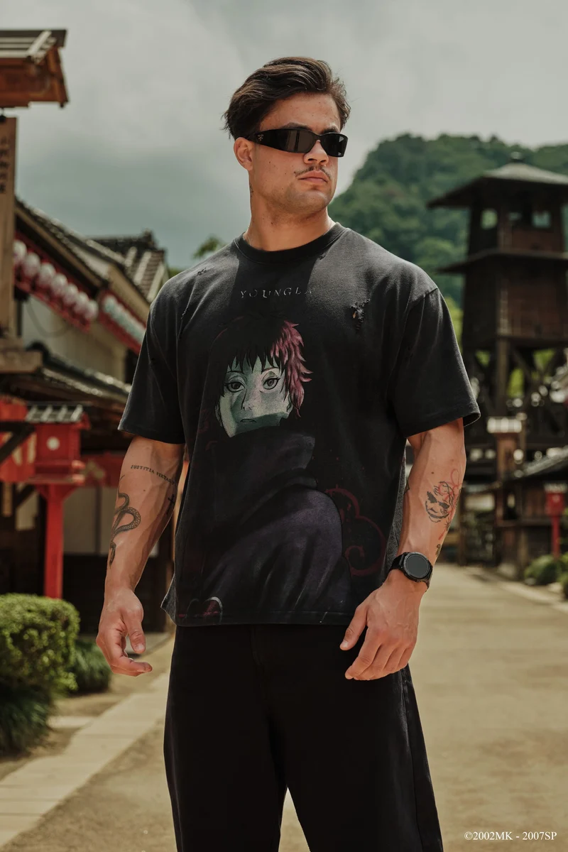 4318 - NARUTO DISTRESSED TEES