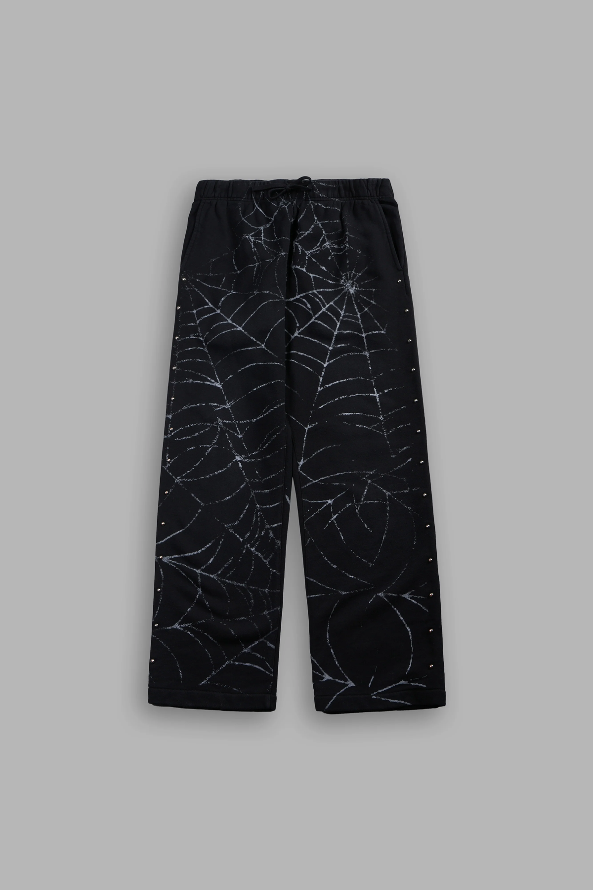 STUD WEB BIGELOW SWEAT PANTS IN BLACK SUN FADE