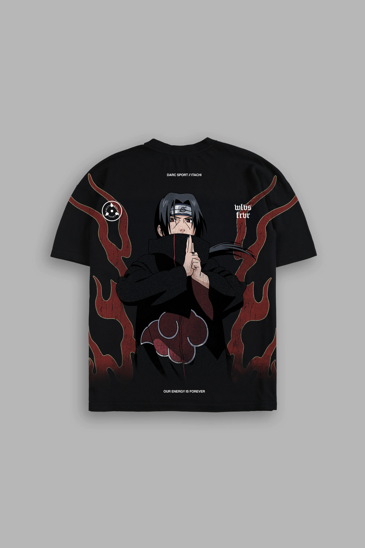 WILL OF FIRE "PREMIUM" OVERSIZED TEE IN BLACK