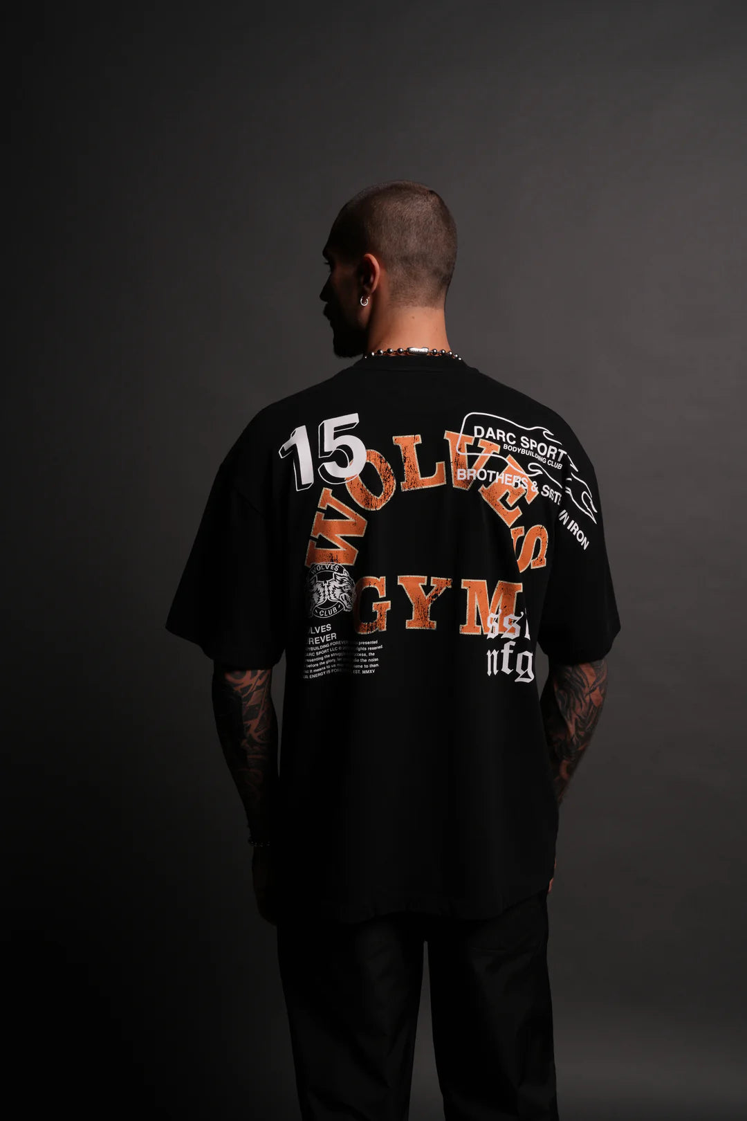 WOLVES GYM V2 "PREMIUM" OVERSIZED TEE