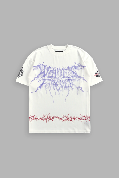 DRIP HESH "PREMIUM" OVERSIZED TEE IN CREAM