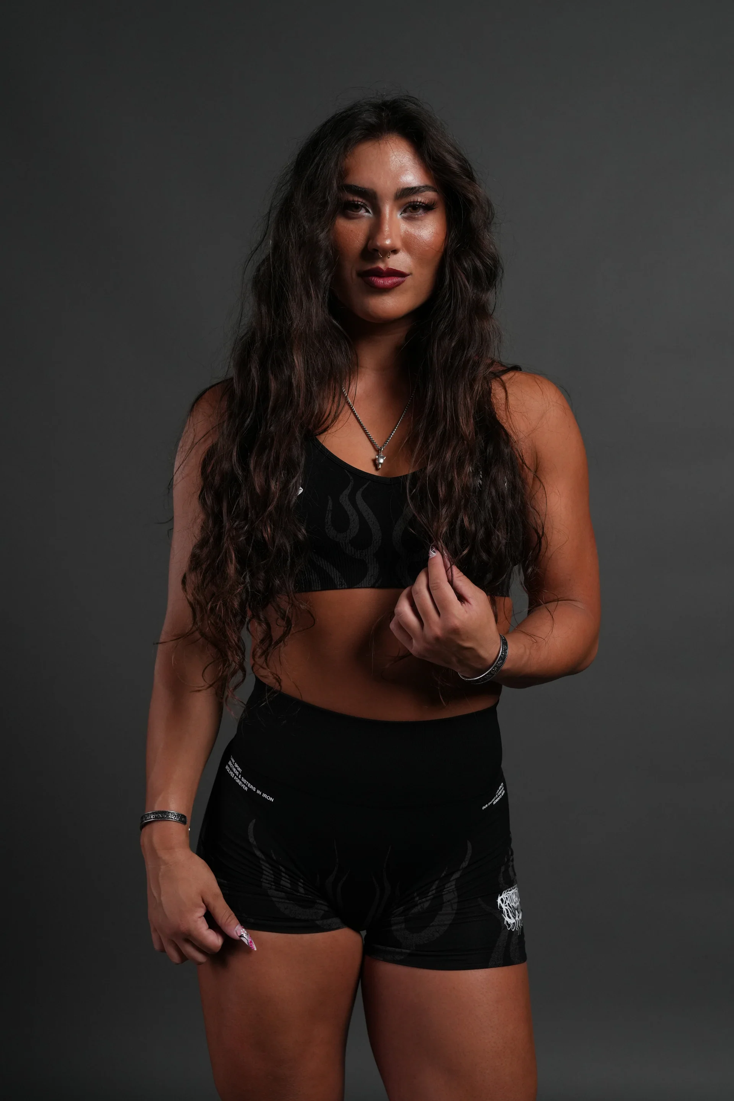 HELLFIRE "MAYA" SOFT SEAMLESS BRA IN BLACK