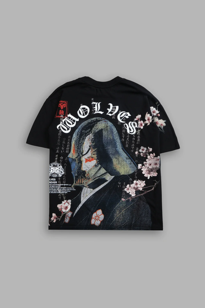 NO RETURN "PREMIUM" OVERSIZED TEE IN BLACK