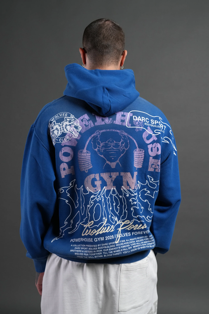 POWERHOUSE HESH "PIERCE" HOODIE IN DARC COBALT DRIFT WASH