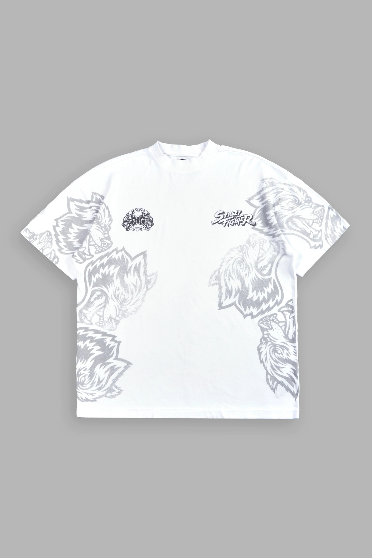 TURN UP THE HEAT PREMIUM OVERSIZED TEE IN WHITE