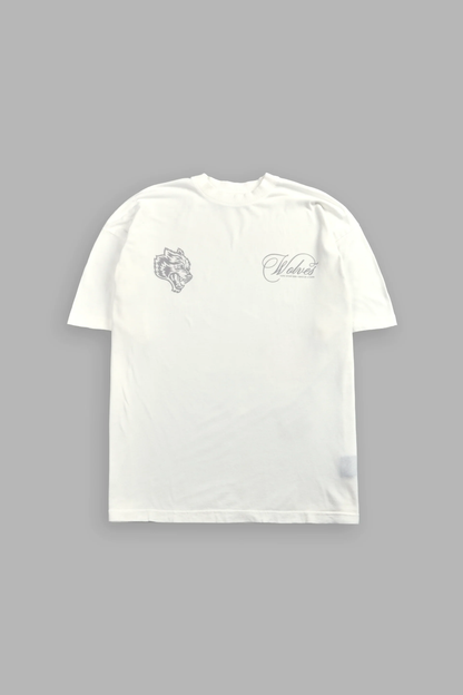 NOCTURNE BLOOM PREMIUM OVERSIZED TEE IN CREAM