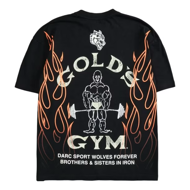 On Fire "Premium" Muscle Tee in BlackOn Fire "Premium" Oversized Tee in Black