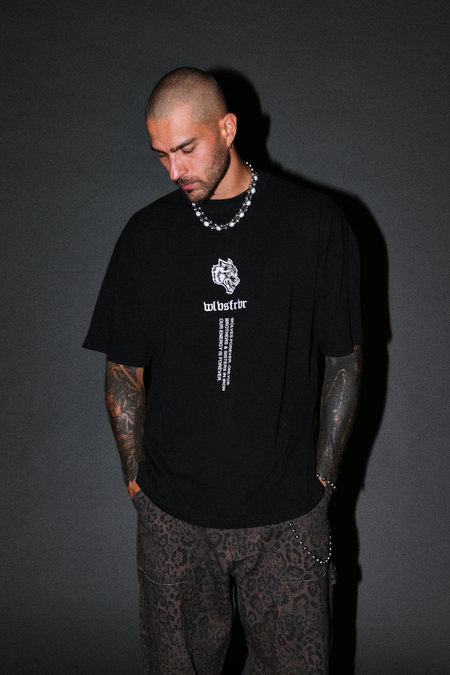 SOUL OF IRON V2 PREMIUM OVERSIZED TEE IN BLACK