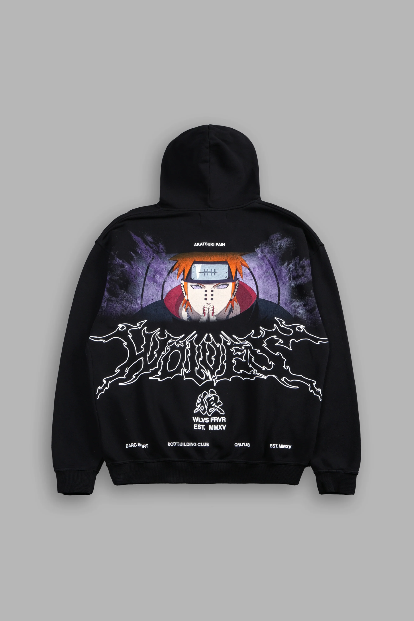 DARC FURY PIERCE HOODIE IN BLACK