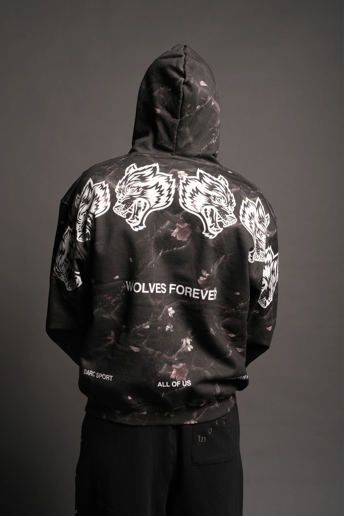WOLVES HAVE YOUR BACK BISHOP HOODIE IN ALL OF US CAMO