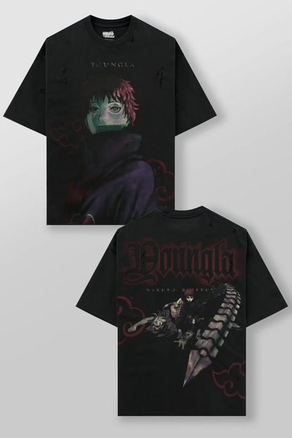 4318 - NARUTO DISTRESSED TEES