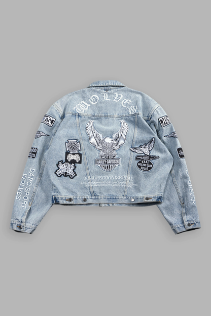 BROTHERHOOD LEMY DENIM JACKET IN LIGHT WASH