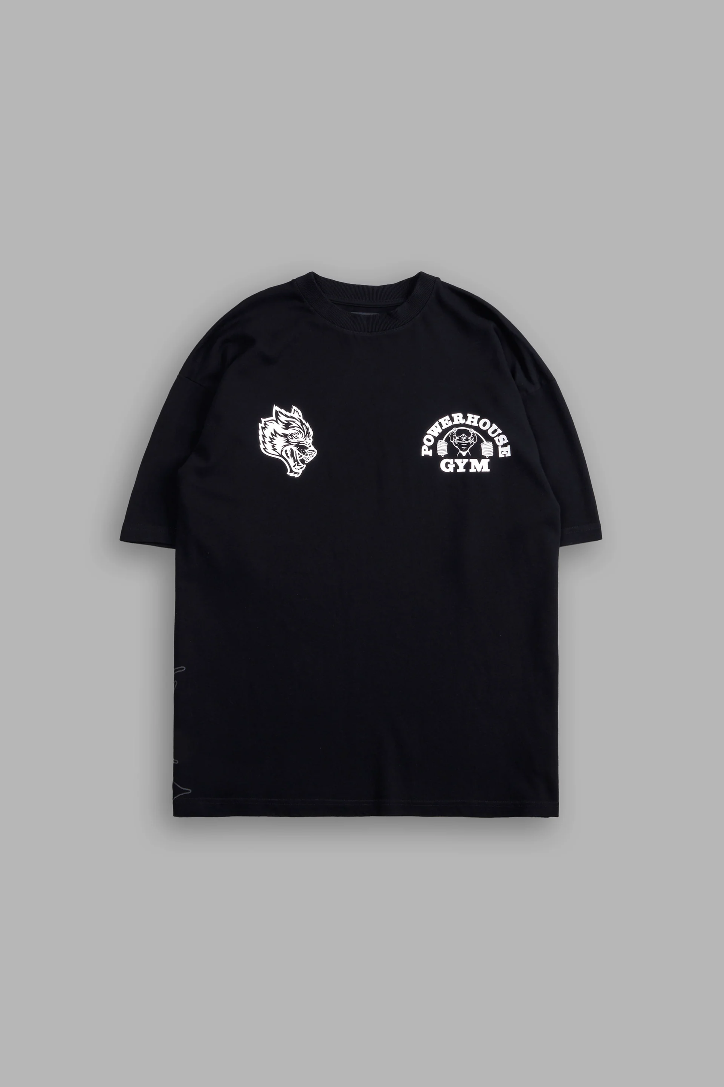 NFGU POWERHOUSE "PREMIUM" OVERSIZED TEE IN BLACK