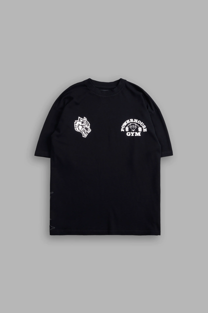 NFGU POWERHOUSE "PREMIUM" OVERSIZED TEE IN BLACK