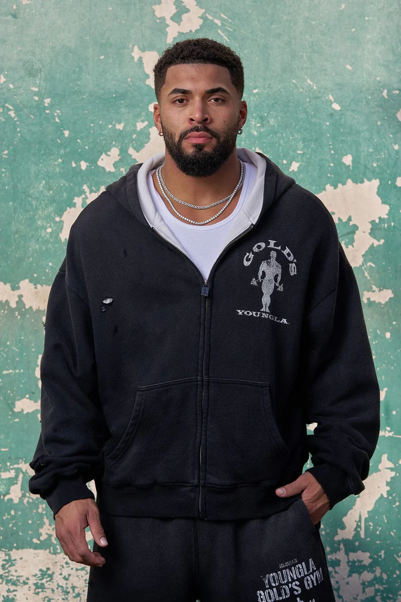 5226 - GOLD'S IRON LEGACY LAYERED ZIP-UPS