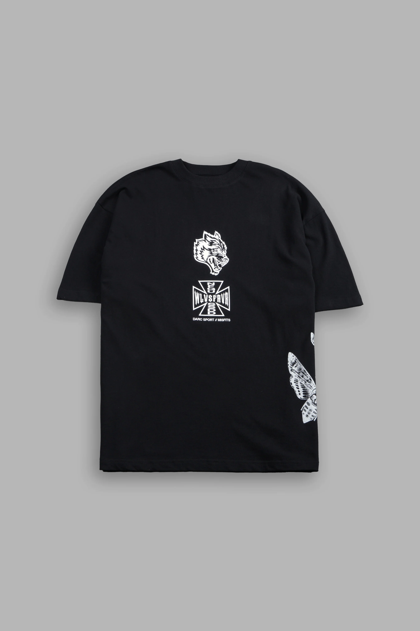 BODYBUILDING FIEND PREMIUM OVERSIZED TEE IN BLACK