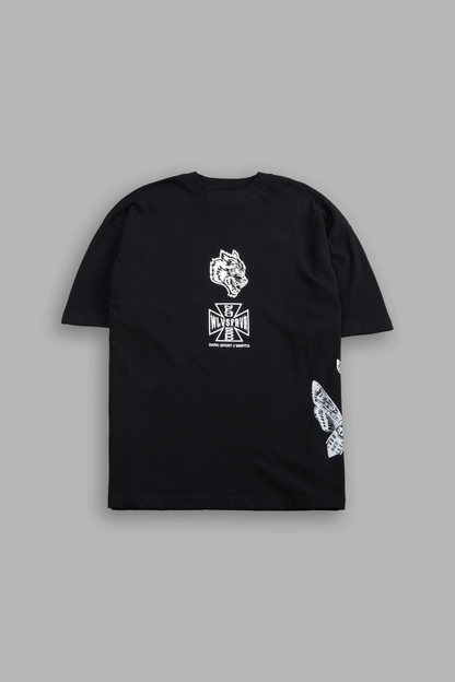 BODYBUILDING FIEND PREMIUM OVERSIZED TEE IN BLACK