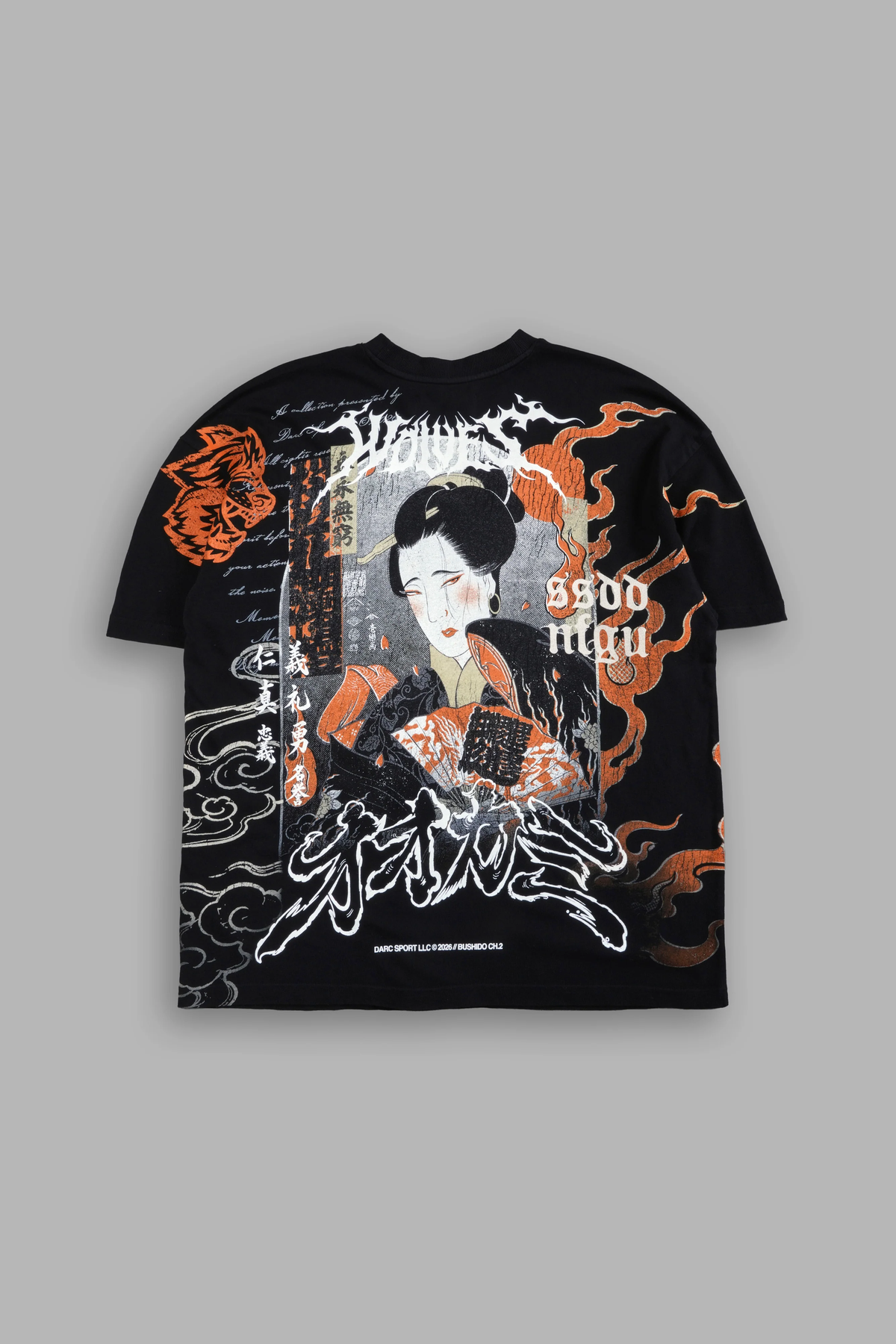 BUSHIDO CH.2 "SIDE-BY-SIDE" Oversized Tee in Black