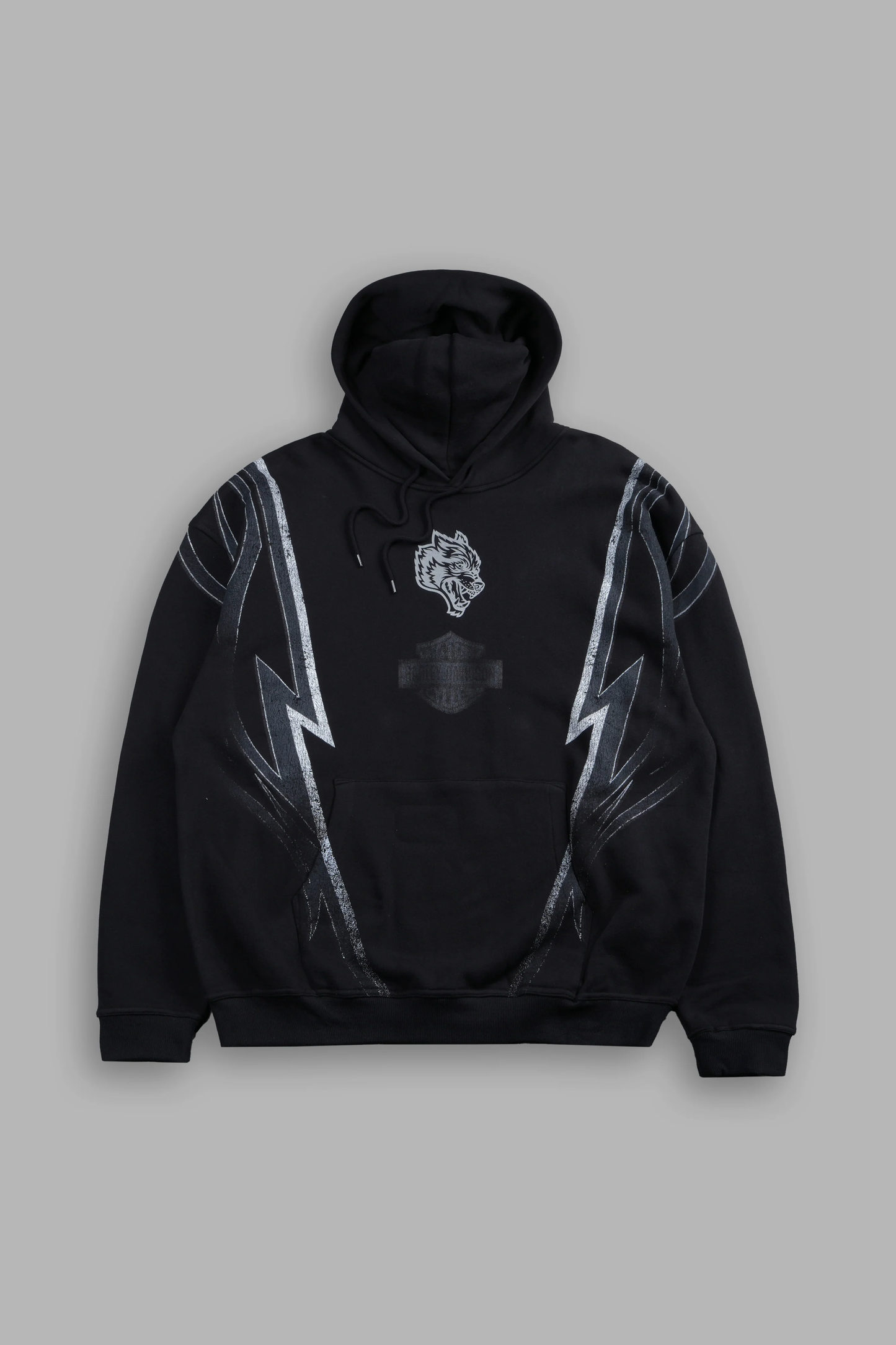 IRON SAKURA BISHOP HOODIE IN BLACK