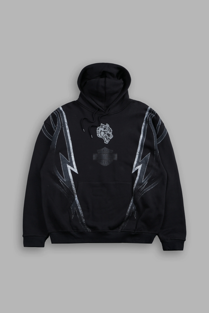 IRON SAKURA BISHOP HOODIE IN BLACK