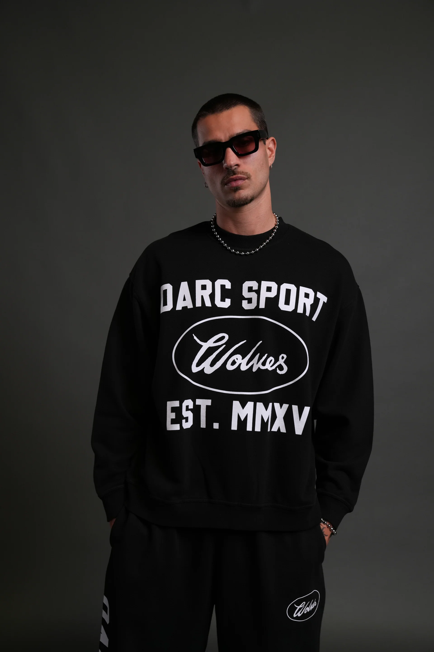 DARC SPORT MMXV GRUNGE OVERSIZED CREWNECK