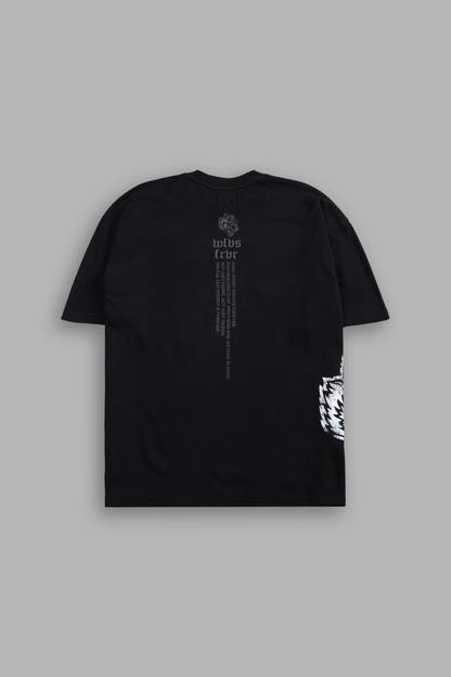 UCHIHA SASUKE "SIDE-BY-SIDE" SERIES PREMIUM TEE IN BLACK