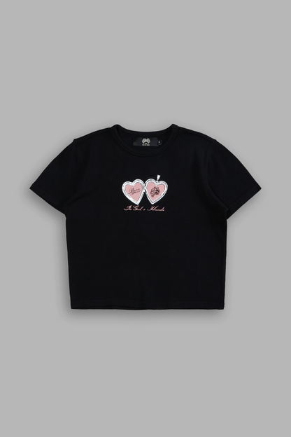 WOLVES LOCKET "TIMELESS" TEE IN BLACK