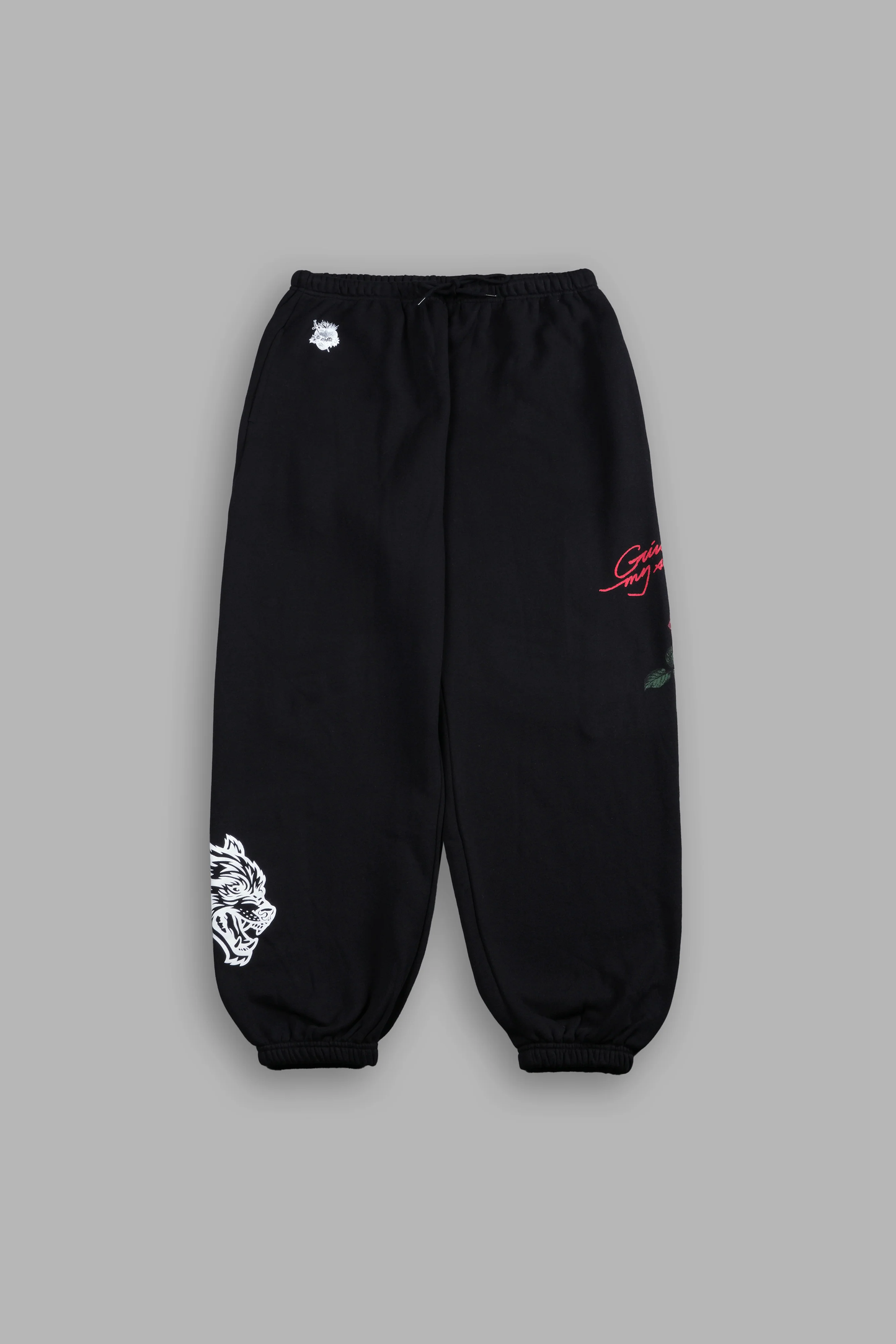SIN AGAIN UNISEX LIGHTWEIGHT LOUNGER SWEAT PANTS IN BLACK