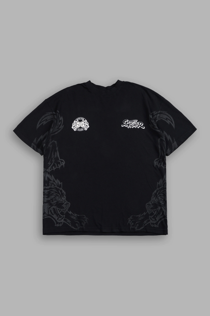 ASCENSION PREMIUM OVERSIZED TEE IN BLACK