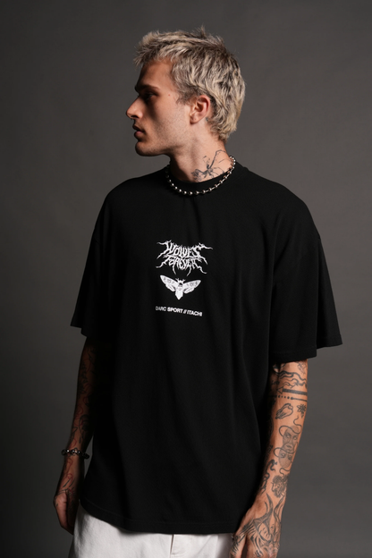 WILL OF FIRE "PREMIUM" OVERSIZED TEE IN BLACK